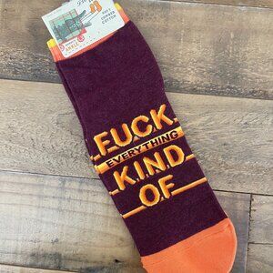 NWT Blue Q Women's Cotton Ankle Sock - F@ck Everything...Kind Of [US Size 5-10]